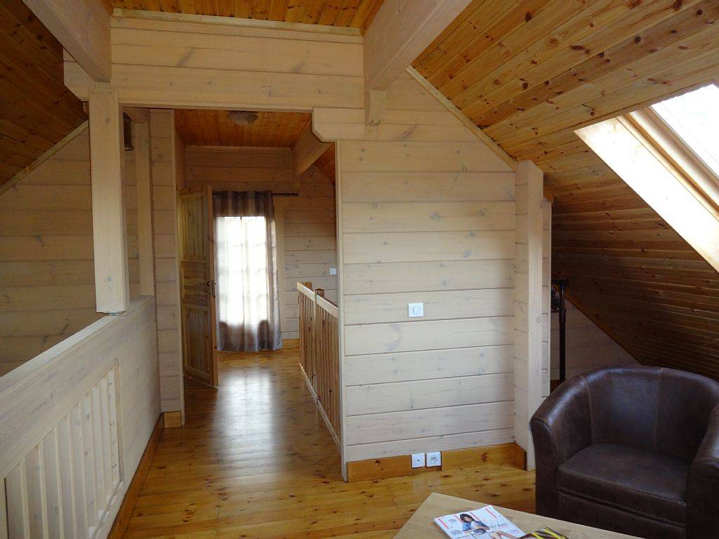 Photo mezzanine chalet en bois
